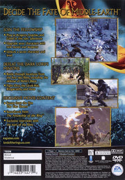 The Lord of the Rings: The Two Towers | PlayStation 2 | back cover | region=North America | source-country=United States | zypher-v2 | moby-ca6b6807a108 | Data by MobyGames.com