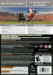 NCAA Football 09 | Xbox 360 | back cover | region=North America | source-country=Canada,United States | zypher-v2 | moby-491974599829 | Data by MobyGames.com