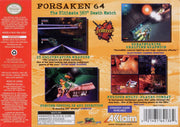 
Forsaken 64 | Nintendo 64 | back cover | Data by MobyGames.com