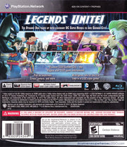 LEGO Batman 2: DC Super Heroes | PlayStation 3 | back cover | region=North America | source-country=United States | zypher-v2 | moby-efb5101292c5 | Data by MobyGames.com