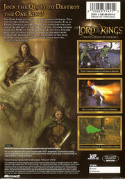 The Lord of the Rings: The Fellowship of the Ring | Xbox | back cover | region=North America | source-country=United States | zypher-v2 | moby-552e4c29f63d | Data by MobyGames.com