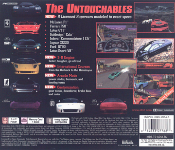 
Need for Speed II | PlayStation | back cover | Region: North America | source-country=Canada,United States | Data by MobyGames.com