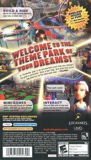 Thrillville | PSP | back cover | region=North America | source-country=United States | zypher-v2 | moby-164aaf2f0bb3 | Data by MobyGames.com