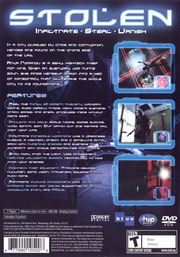 
Stolen | PlayStation 2 | back cover | Region: North America | source-country=United States | Data by MobyGames.com