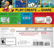 
Super Mario Maker for Nintendo 3DS | Nintendo 3DS | back cover | Data by MobyGames.com