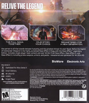 
Mass Effect: Legendary Edition | Xbox Series | back cover | Data by MobyGames.com