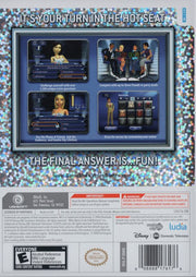 Who Wants to Be a Millionaire | Wii | back cover | region=North America | source-country=United States | zypher-v2 | moby-31d001371cc6 | Data by MobyGames.com