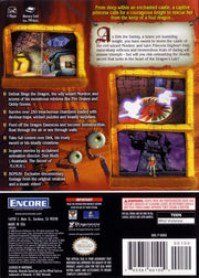 
Dragon's Lair 3D: Return to the Lair | GameCube | back cover | Data by MobyGames.com