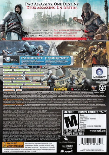 
Assassin's Creed: Revelations (Signature Edition) | Xbox 360 | back cover | Region: North America | source-country=Canada | Data by MobyGames.com