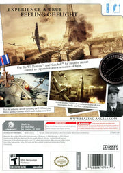 
Blazing Angels: Squadrons of WWII | Wii | back cover | Data by MobyGames.com