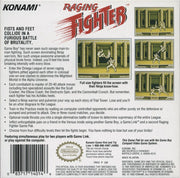 
Raging Fighter | Game Boy | back cover | Data by MobyGames.com