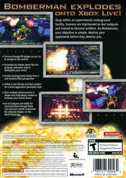 
Bomberman: Act:Zero | Xbox 360 | back cover | Region: North America | source-country=United States | Data by MobyGames.com
