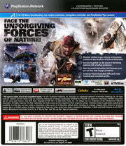 Cabela's Survival: Shadows of Katmai | PlayStation 3 | back cover | region=North America | source-country=United States | zypher-v2 | moby-175c31513f8e | Data by MobyGames.com