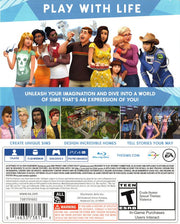 
The Sims 4 | PlayStation 4 | back cover | Region: North America | source-country=United States | Data by MobyGames.com