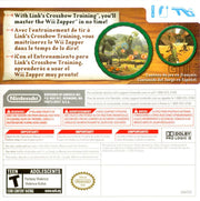 
Link's Crossbow Training | Wii | back cover | Data by MobyGames.com