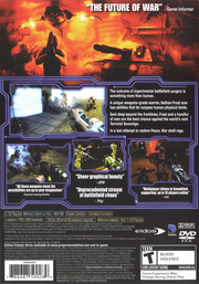 Project: Snowblind | PlayStation 2 | back cover | region=North America | source-country=United States | zypher-v2 | moby-546691f796db | Data by MobyGames.com