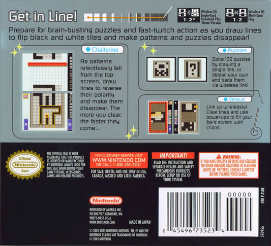 
Polarium | Nintendo DS | back cover | Data by MobyGames.com