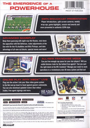 NFL 2K3 | Xbox | back cover | region=North America | source-country=United States | zypher-v2 | moby-e4d1e80c66aa | Data by MobyGames.com