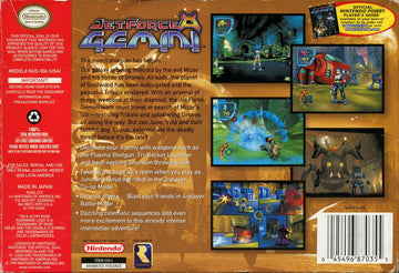 
Jet Force Gemini | Nintendo 64 | back cover | Data by MobyGames.com