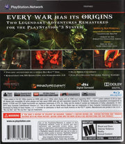 God of War: Origins Collection | PlayStation 3 | back cover | region=North America | source-country=United States | zypher-v2 | moby-75a323c0782e | Data by MobyGames.com