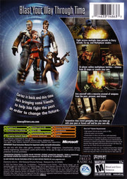 
TimeSplitters: Future Perfect | Xbox | back cover | Data by MobyGames.com