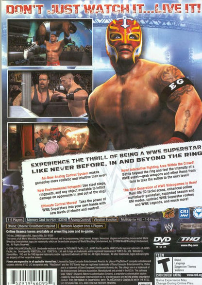 WWE Smackdown vs. Raw 2007 | PlayStation 2 | back cover | region=North America | source-country=United States | zypher-v2 | moby-63029162ea5d | Data by MobyGames.com