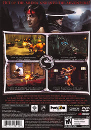 Mortal Kombat: Shaolin Monks | PlayStation 2 | back cover | region=North America | source-country=United States | zypher-v2 | moby-ed76a32f0fe0 | Data by MobyGames.com