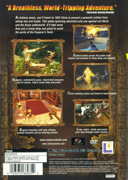 
Indiana Jones and the Emperor's Tomb | PlayStation 2 | back cover | Region: North America | source-country=Canada,United States | Data by MobyGames.com