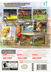 
Crazy Mini Golf 2 | Wii | back cover | Data by MobyGames.com