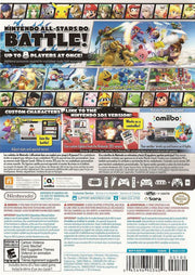 Super Smash Bros. for Wii U | Wii U | back cover | region=North America | source-country=Canada,United States | zypher-v2 | moby-330b5fe53cd2 | Data by MobyGames.com
