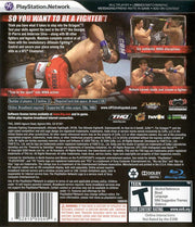 
UFC 2009 Undisputed | PlayStation 3 | back cover | Data by MobyGames.com