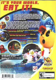 Pac-Man World 3 | PlayStation 2 | back cover | region=North America | source-country=Canada,United States | zypher-v2 | moby-83711b12024b | Data by MobyGames.com