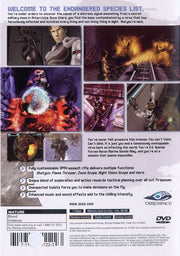 
Extermination | PlayStation 2 | back cover | Region: North America | source-country=Canada,United States | Data by MobyGames.com