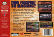 
World Driver Championship | Nintendo 64 | back cover | Data by MobyGames.com