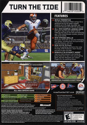 NCAA Football 07 | Xbox | back cover | region=North America | source-country=United States | zypher-v2 | moby-aa30c6111f71 | Data by MobyGames.com