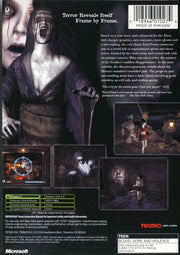 
Fatal Frame | Xbox | back cover | Data by MobyGames.com