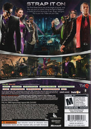 Saints Row: The Third | Xbox 360 | back cover | region=North America | source-country=United States | zypher-v2 | moby-12d4f6fb6668 | Data by MobyGames.com