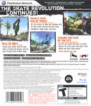 skate 2 | PlayStation 3 | back cover | region=North America | source-country=United States | zypher-v2 | moby-b6fe18b7aa5b | Data by MobyGames.com