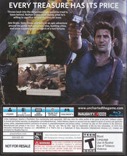 
Uncharted 4: A Thief's End | PlayStation 4 | back cover | Data by MobyGames.com