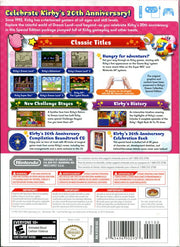 Kirby's Dream Collection: Special Edition | Wii | back cover | region=North America | source-country=United States | zypher-v2 | moby-c9b3238d5c8d | Data by MobyGames.com