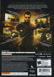 
Deus Ex: Human Revolution | Xbox 360 | back cover | Data by MobyGames.com