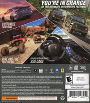Forza Horizon 3 | Xbox One | back cover | region=North America | source-country=United States | zypher-v2 | moby-253c5648e127 | Data by MobyGames.com
