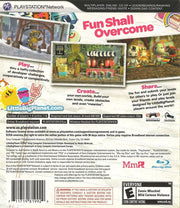 
LittleBigPlanet | PlayStation 3 | back cover | Region: North America | source-country=United States | Data by MobyGames.com
