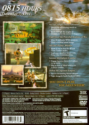 Medal of Honor: Rising Sun | PlayStation 2 | back cover | region=North America | source-country=Canada,United States | zypher-v2 | moby-908a07a96766 | Data by MobyGames.com