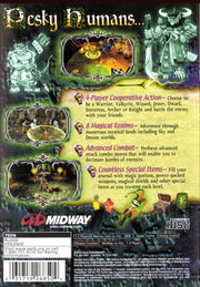 
Gauntlet: Dark Legacy | PlayStation 2 | back cover | Data by MobyGames.com