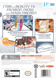 
Imagine: Fashion Party | Wii | back cover | Data by MobyGames.com