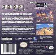 Road Rash: Jailbreak | Game Boy Advance | back cover | region=North America | source-country=United States | zypher-v2 | moby-2709e7d98fe7 | Data by MobyGames.com