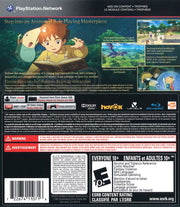 Ni no Kuni: Wrath of the White Witch | PlayStation 3 | back cover | region=North America | source-country=Canada,United States | zypher-v2 | moby-ef512d8ec080 | Data by MobyGames.com