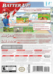 Mario Super Sluggers | Wii | back cover | region=North America | source-country=Canada,Mexico,United States | zypher-v2 | moby-4e2c4b0c2ef3 | Data by MobyGames.com