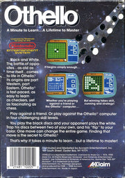 
Othello | NES | back cover | Data by MobyGames.com